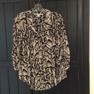 DVF silk blouse
